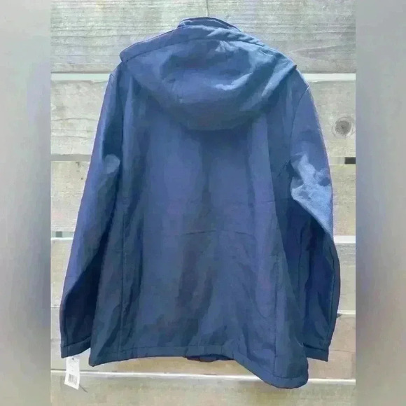 $150 Chicago Bears NFL Football Hooded Jacket Soft Shell Coat Large Gorpcore - Picture 2 of 6